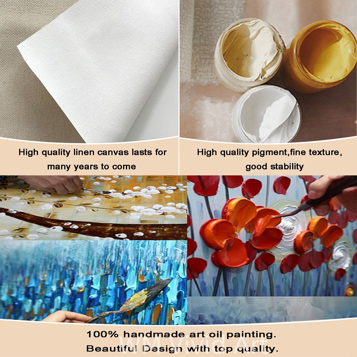 A Single Piece, Entirely Hand-Painted Abstract Oil Artwork, Featuring a Modern Aesthetic for Wall Decor. This Contemporary Artist'S Creation Showcases a Heavy Texture Knife Technique